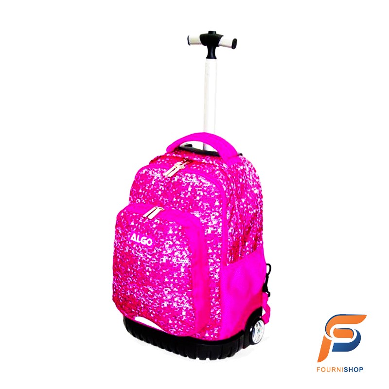 CONPHERON Cartable à Roulettes Enfant – Sac à Dos Trolley École Garçons Filles, Nylon Imperméable, 31x21x48 Cm, Idéal Primaire & Collège