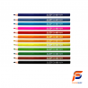 12 crayons de couleur MAXI triangulaire