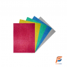 Papier Mousse EVA paillettes A3 5 feuilles algo