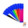 papier Crépon 2×0,50m multi couleurs algo