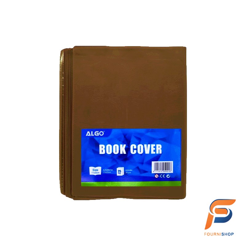 Protège-cahier A5 rouge marron algo