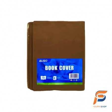 Protège-cahier A5 rouge marron algo