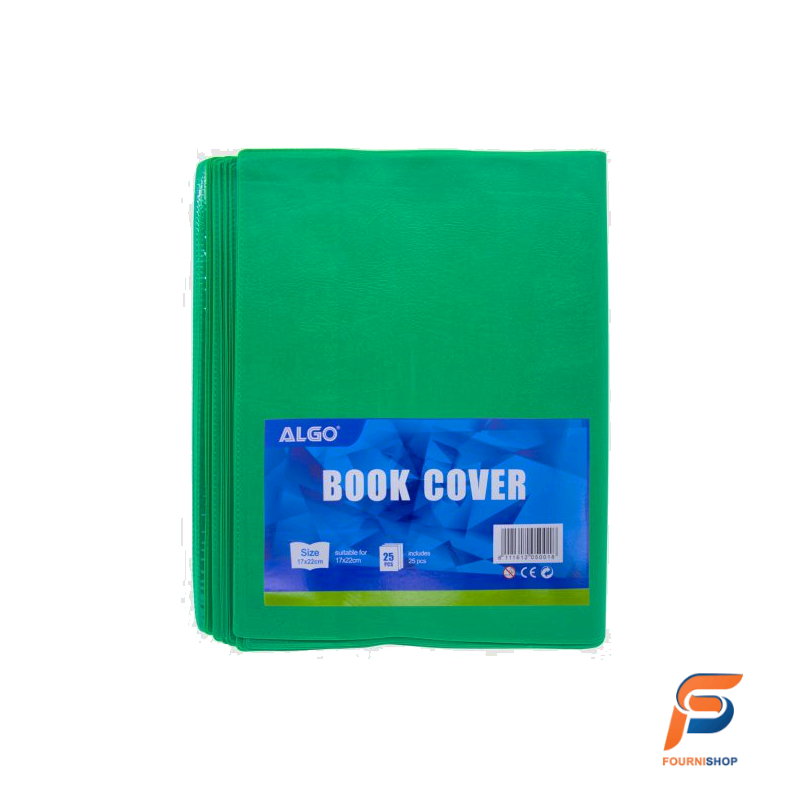 Protège-cahier A5 vert algo