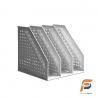 PORTE REVUES  3COMP GRIS