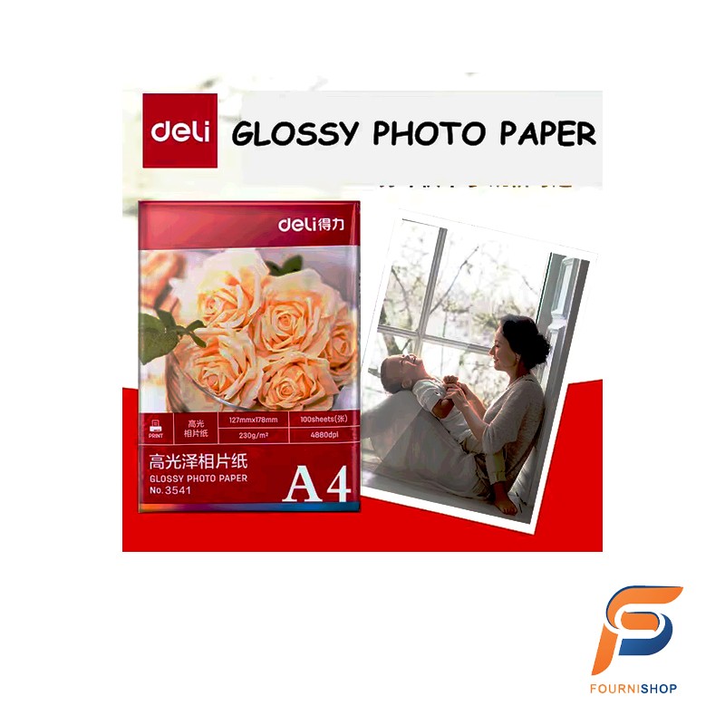 PAPIER PHOTO A4  20FEUILL