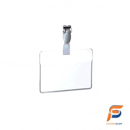 PINCE BADGE EN PLASTIQUE MEMORY
