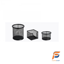 ENSEMBLE DE BUREAU CROWN NOIR
