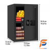 COFFRE FORT NUMERIQ.DELI ET535