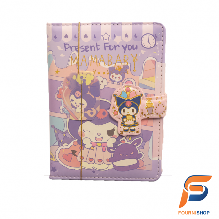 Carnet Violet Kuromi avec Élastique –  Original et Pratique | Maroc