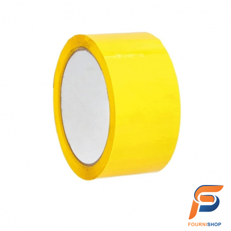 Ruban Adhésif XO-2063 Jaune 48× 30 – Résistant et Idéal pour Emballage | Maroc