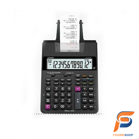 Calculatrice Imprimante Casio HR-100RC –12 Chiffres, Impression Rapide et Fonctions Comptables | Maroc
