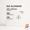 Paquet 400 Étiquettes Autocollantes – Format 105×148 mm (100 Feuilles A4) - Compatibles Laser & Jet d’Encre |Maroc