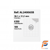 Paquet 6500 Étiquettes Autocollantes – Format 38.1×21.2 mm (100 Feuilles A4) - Haute Précision, Laser & Jet d’Encre |Maroc
