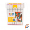 Soft Brush Markers M&G ZPMV8006 – Set 60 Couleurs - Feutres Artistiques Double Pointe | Maroc