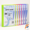 Lot de 5 Porte-Vue A4 Personnalisable 200 V – ALGO | Capacité XXL - 9 Couleurs Assorties | Maroc