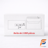 Enveloppes DL-V-W 110×220 mm avec Fenêtre 45×100 mm – Blanc 80 g | Auto-Adhésives | Maroc