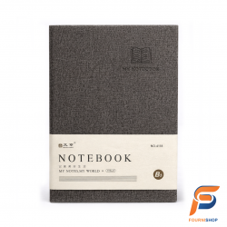 Notebook B5 Tissu Gris –...