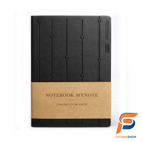 Notebook MyNote A5 – Noir Classique | Élégant, Intemporel & Professionnel |Maroc