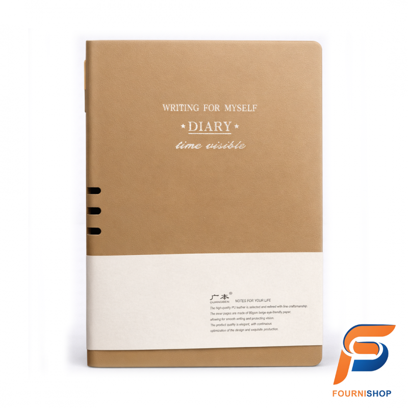 Carnet Writing for Myself B5 – Beige | Minimaliste, Élégant & Inspirant | Maroc