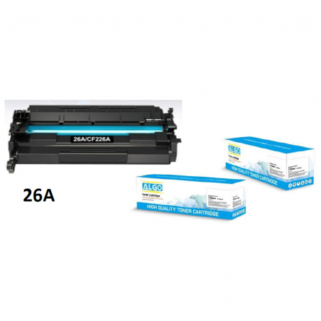 HP LaserJet Toner 26A CF226A Noir | Impression Professionnelle Haute Qualité | Maroc