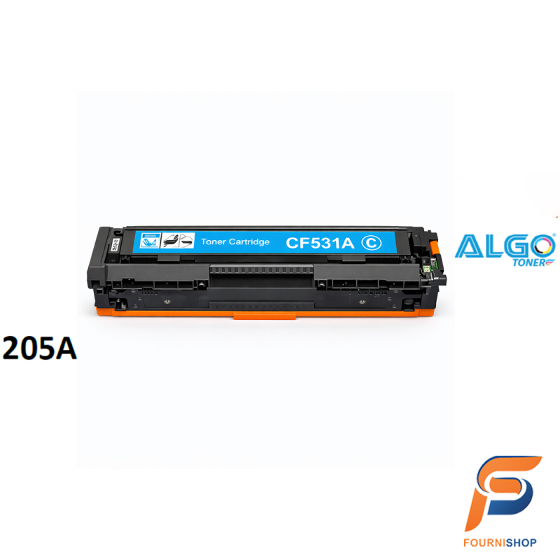 HP LaserJet Toner 205A – CF531A Cyan (Bleu) | Cartouche Toner Originale HP |Maroc
