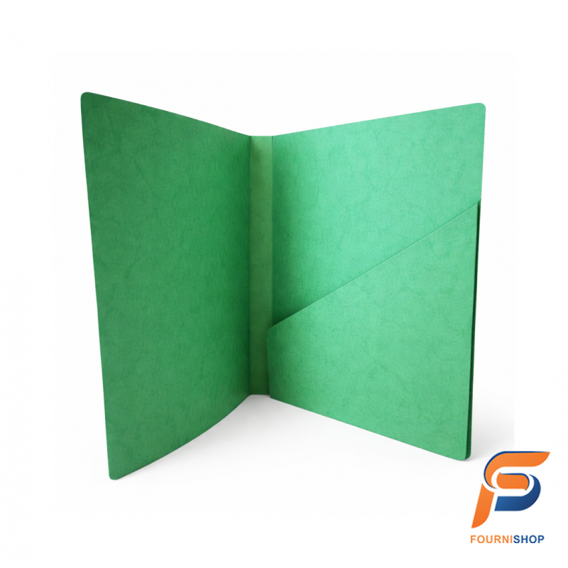 Lot de 5 Chemises A4 ALGO avec 2 Pochettes – Carte de Lyon 24×32 cm (4/10ᵉ), Dos 2 cm - Organisation |Maroc