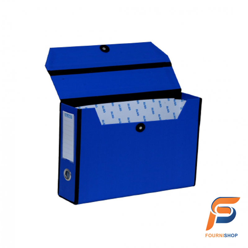 Lot de 5 Boîtes de Classement ALGO – Plein Simili 33×25 cm, Dos 20 cm - Capacité Ultra-Max | Maroc