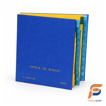 Lot de 5 Trieurs de Bureau 7 Divisions ALGO – Plein Simili - Organisation Efficace | Maroc