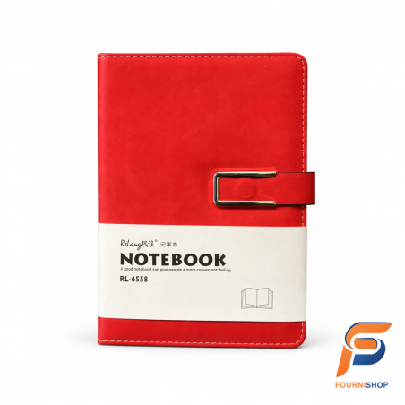 Notebook A5 Rouge Classique RL-6558 - Carnet Élégant & Pratique | Maroc