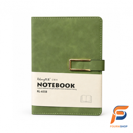 Notebook A5 Vert Classique – RL-6558 - Carnet Élégant & Pratique | Maroc