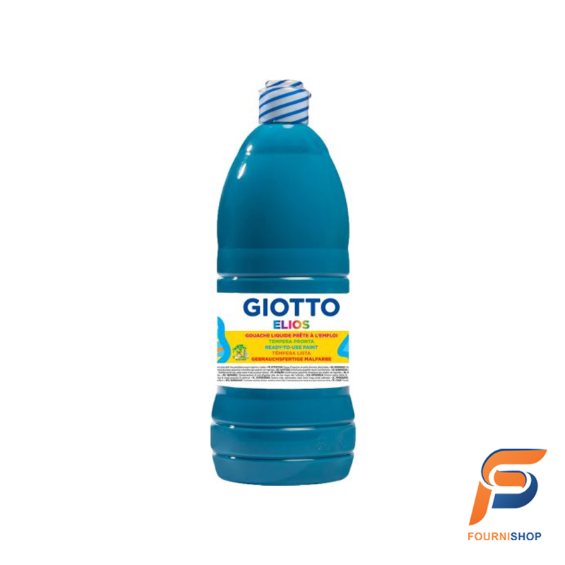 Gouache Liquide Giotto Elios Bleu BP-315 – 1000 ml - Peinture Scolaire Grand Format | Maroc