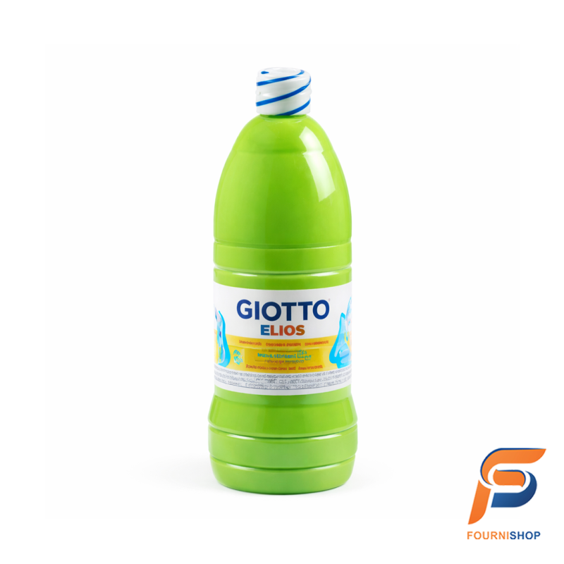 Gouache Liquide Giotto Elios Vert Printemps BP-311 – 1000 ml - Peinture Scolaire Grand Format | Maroc