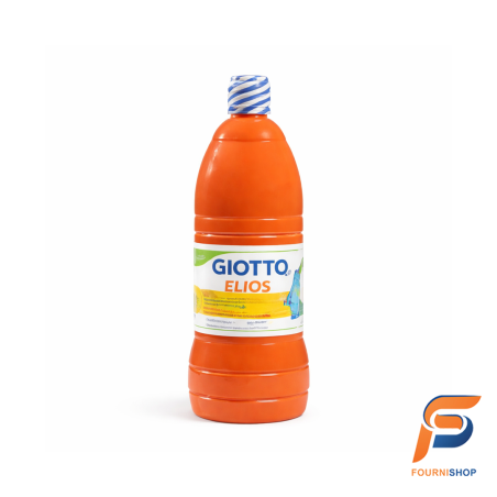 Gouache Liquide Giotto Elios Orange BP-500 1000ml - Peinture Vive | Maroc