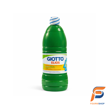 Gouache Liquide Giotto Elios Vert Foncé BP-312 – 1000 ml - Peinture Scolaire Intense | Maroc