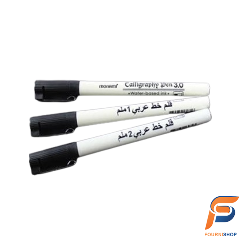 Feutre Calligraphie 3.0 mm Noir - Pointe Large & Écriture Artistique | Maroc