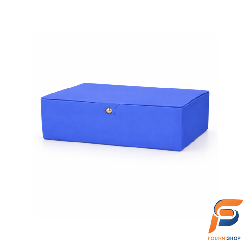 Boîte d’Archive XO-4210 Bleu 12CM - Grande Capacité pour Classement Professionnel |Maroc