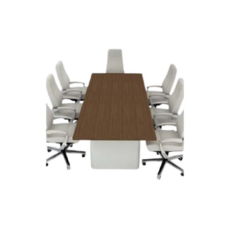 Table de réunion SAVE 220 x 90 X 75 cm noyer