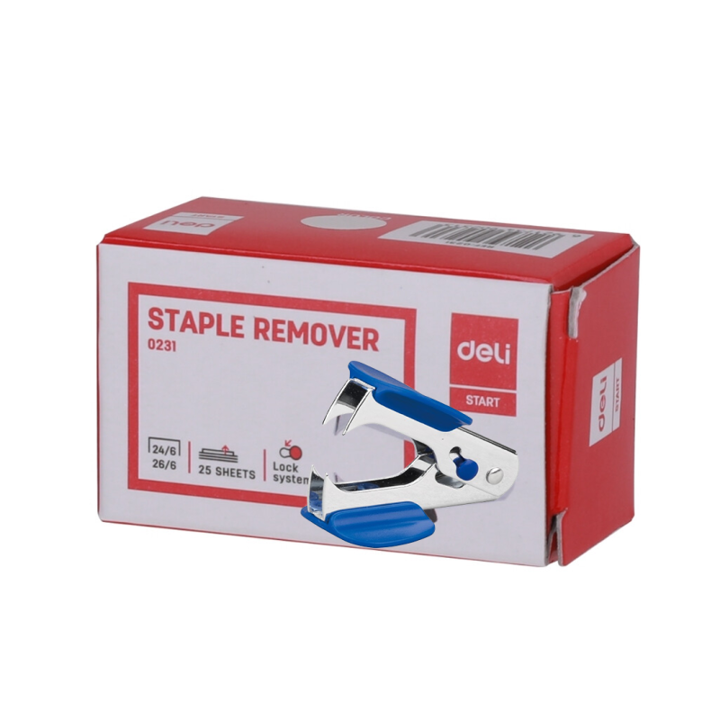 Arrache-Agrafes Assorti Deli E0231 - Dégrafeur Bureau Pratique et Résistant | Maroc