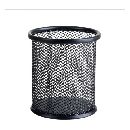 Porte-Stylo Rond en Métal Crown H802 - Pot à Stylos Bureau Élégant | Maroc