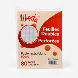 Double Feuille Blanche...