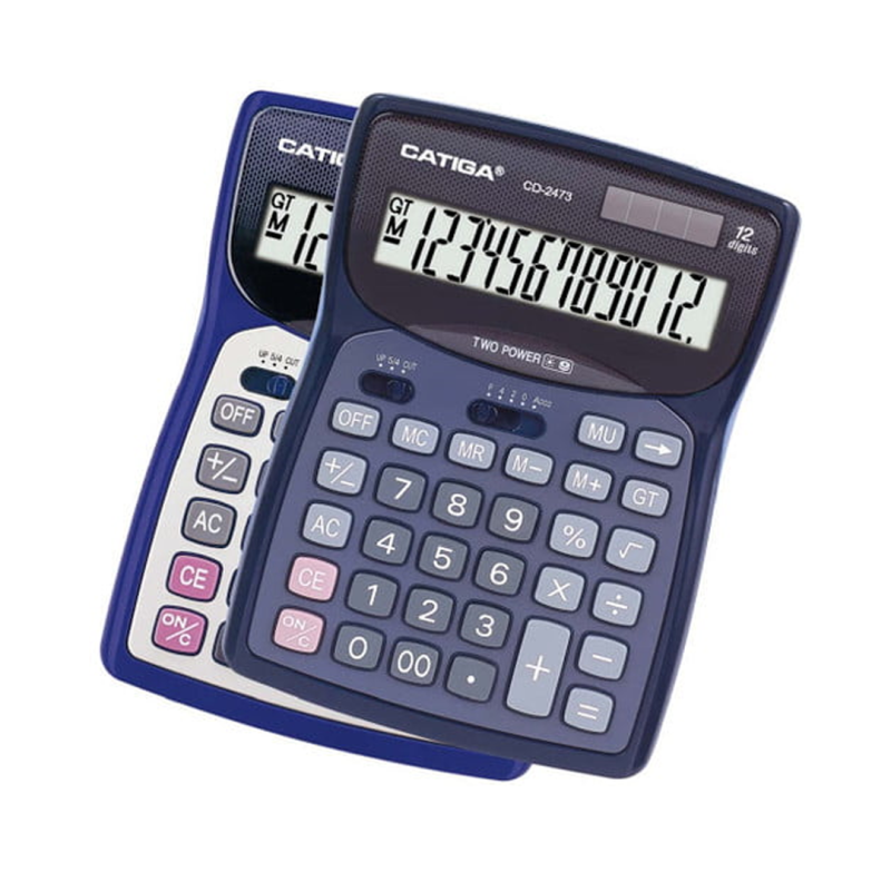 Calculatrice Électronique de Bureau Catiga CD-2473 - Machine à Calculer Professionnelle | Maroc