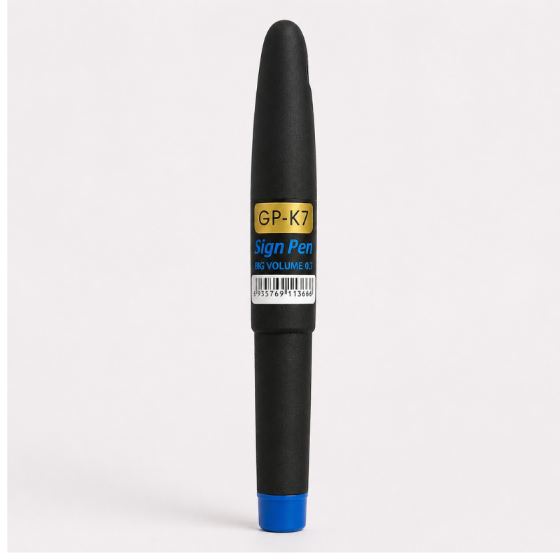 Stylo Gel Bleu 0.7 mm Modèle GP-K7 - Écriture Fluide et Confortable | Maroc