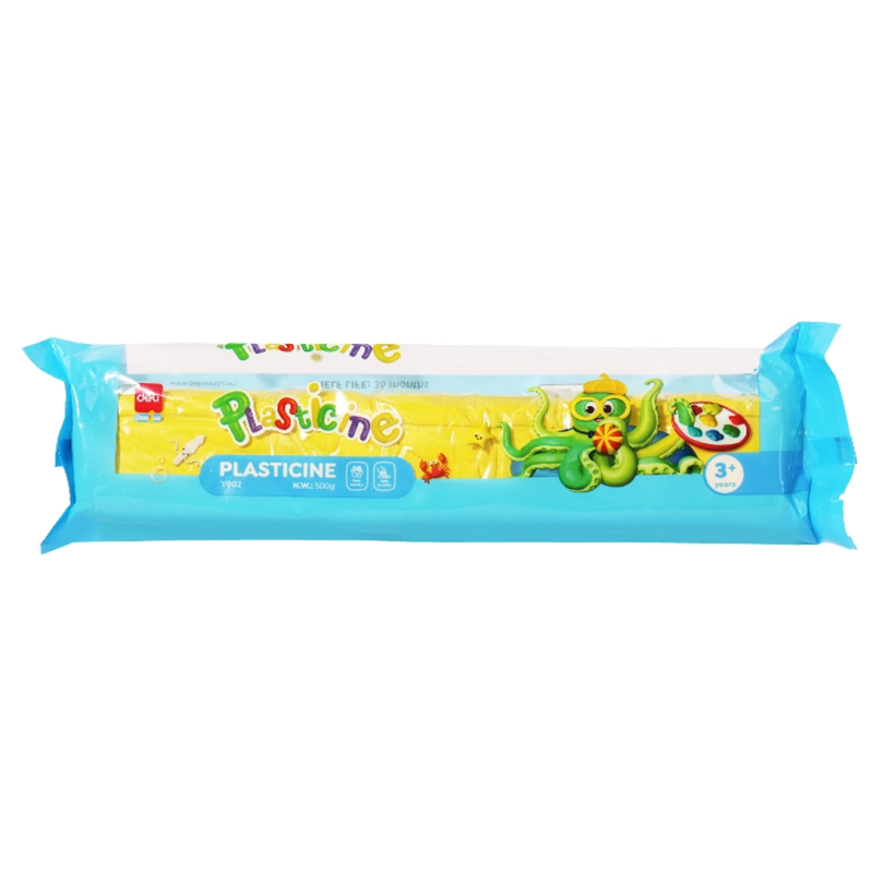 Pâte à Modeler 500 g Jaune Deli Y002-YL - Pâte Créative Souple | Maroc