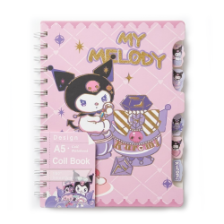 Notebook A5 Violet Spiralé...