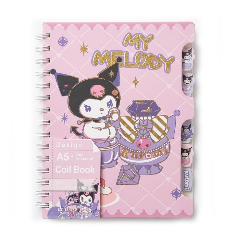 Notebook A5 Violet Spiralé Mignon My Melody 58-25-34 - Carnet Kawaii | Maroc