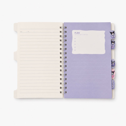Notebook A5 Violet Spiralé Mignon My Melody 58-25-34 - Carnet Kawaii | Maroc