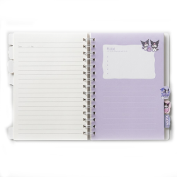 Notebook A5 Violet Spiralé Mignon My Melody 58-25-34 - Carnet Kawaii | Maroc