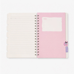 Notebook A5 Violet Spiralé Mignon My Melody 58-25-34 - Carnet Kawaii | Maroc