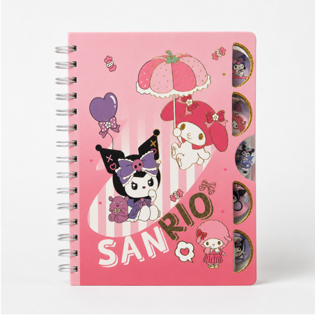 Notebook A5 Spiralé Kawaii Sanrio 6925-10 - Carnet Mignon | Maroc