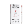 Stylo Gel Rétractable Noir 0,5 mm Design Rouge Capsule Archive - Écriture Fine | Maroc